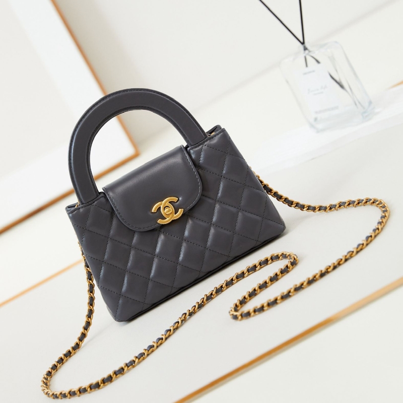 Ch*el top handle bags